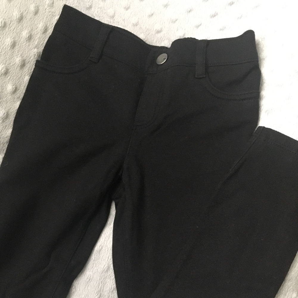 Girl’s black jeggings 5T